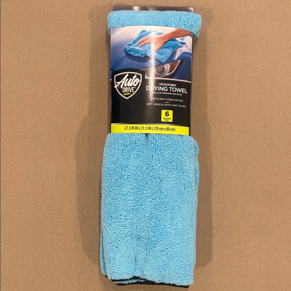 NEW Auto Drive Car Drying Microfiber Towel Detailing Lint Spot Free 26.5 X 31.5
